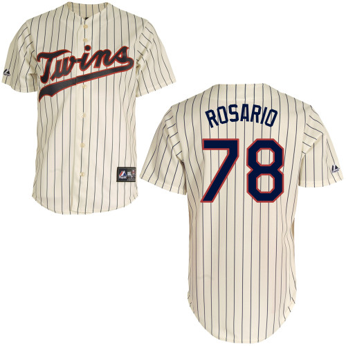 Eddie Rosario #78 mlb Jersey-Minnesota Twins Women's Authentic Alternate 3 White Baseball Jersey
